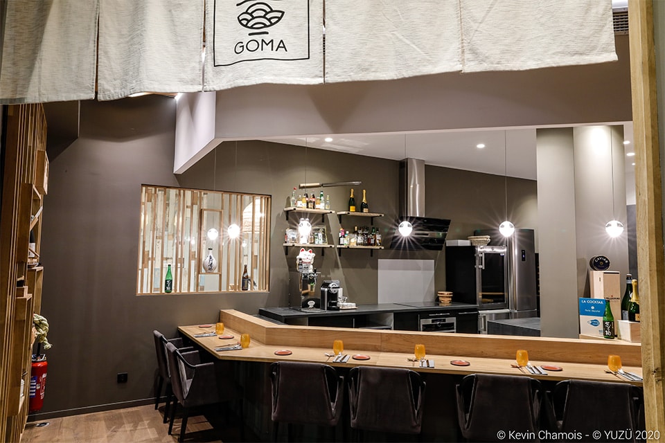 Décoration intérieure de restaurant avec Goma
