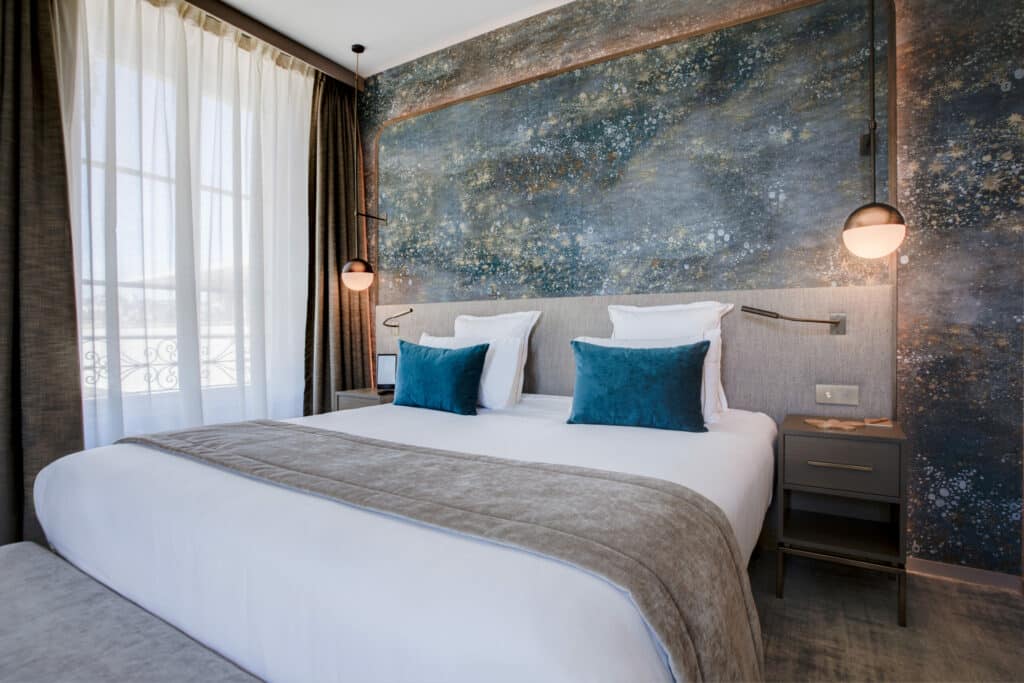 Décoration intérieure d'hôtels par Caroline Tissier